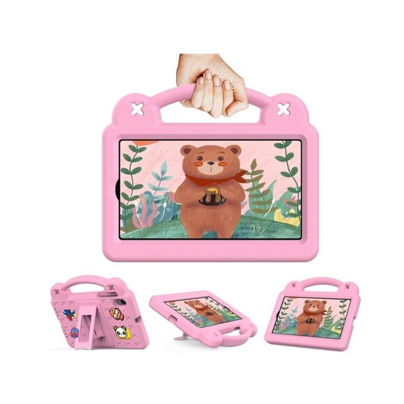 For Onn 7" Tablet 2024 (Model:100135924) EVA Kid Case Cartoon Shockproof Stand - Picture 1 of 2